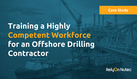 Training a highly competent workforce for an offshore drilling contractor