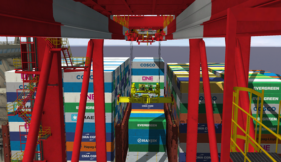 Simulation solutions for a major port terminal operator